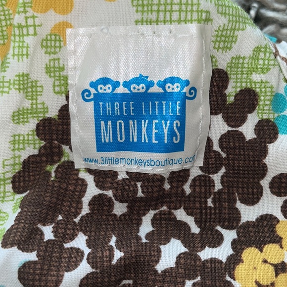 🍋Three Little Monkeys Sleeveless summer dress with tie waist - Picture 5 of 5